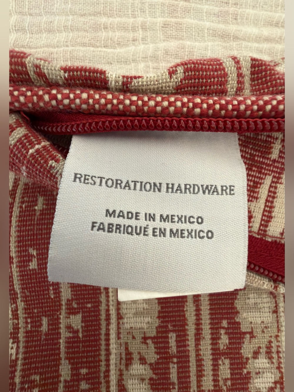 Restoration Hardware Poppy Allover Stripe Pillow Sham Covers Set of 2 13x21